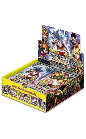 caja sobres colossal warfare dragon ball super card game